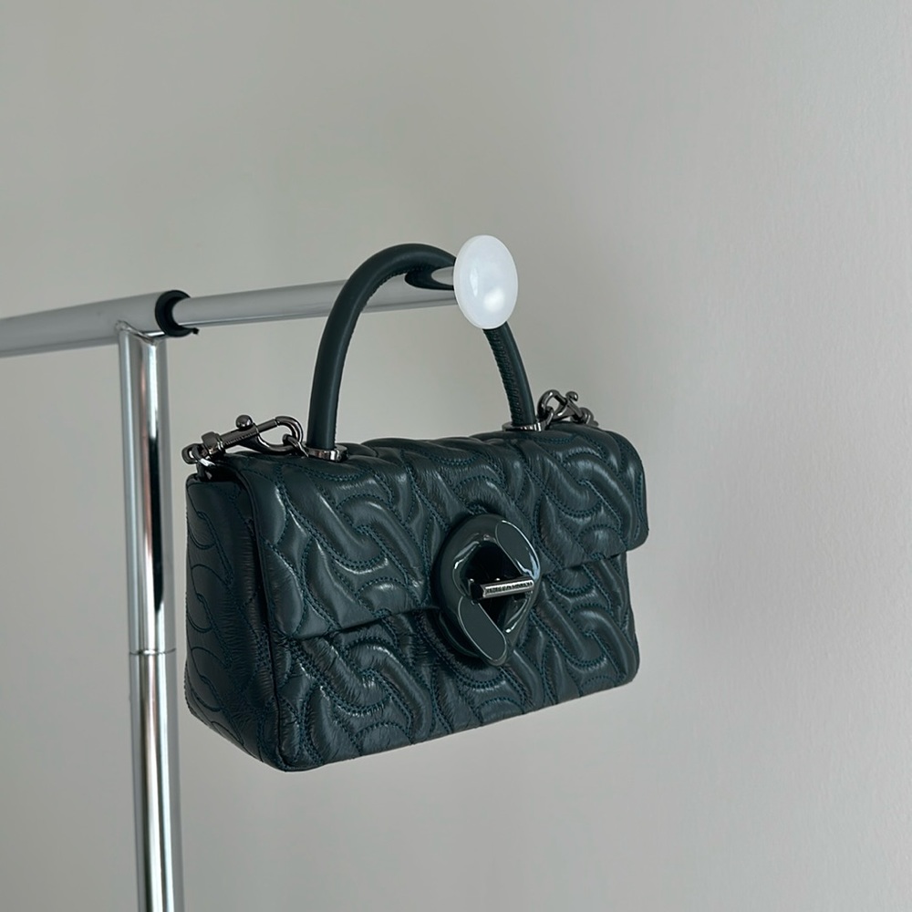 Rebecca Minkoff top handle crossbody with chain